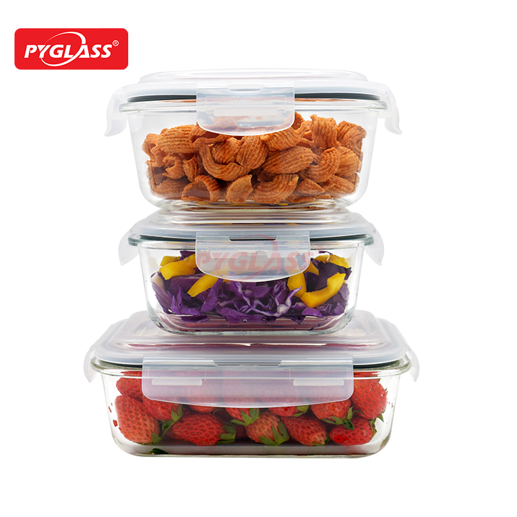 Glass Containers for Food Storage with BPA Free Lids
