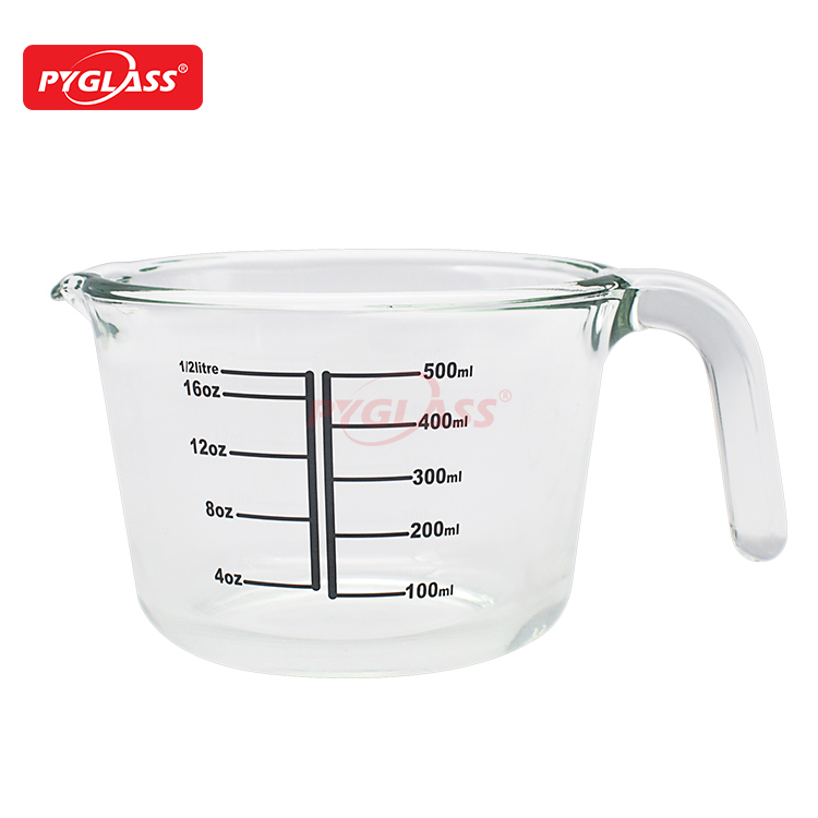 Glass Measuring Cup with PP Lid