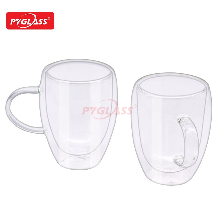 Clear Glass Double Wall Coffee Cups