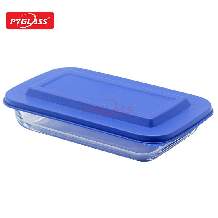 Rectangular Glass Bakeware Set with BPA Free Lids